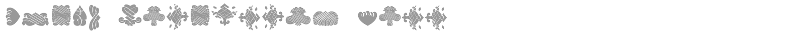 Black Ornaments font preview